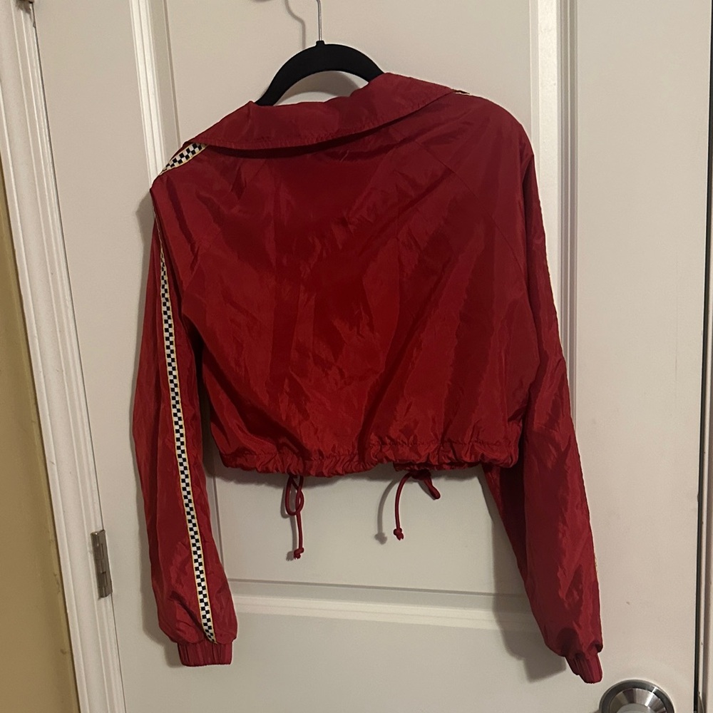 Forever 21 Red Bomber Jacket - Picture 2 of 2